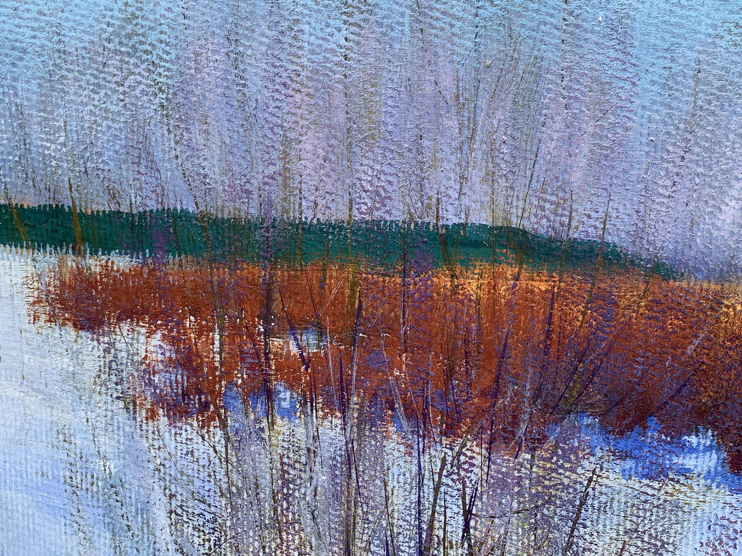Oil painting March morning Ivan Tsyupka