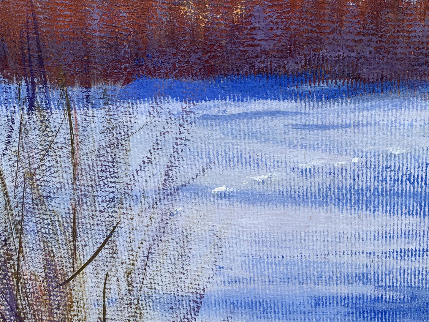 Oil painting March morning Ivan Tsyupka