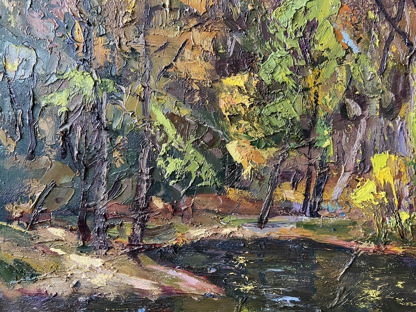 Oil painting Beautiful autumn Gaponchenko Ivan Ivanovich