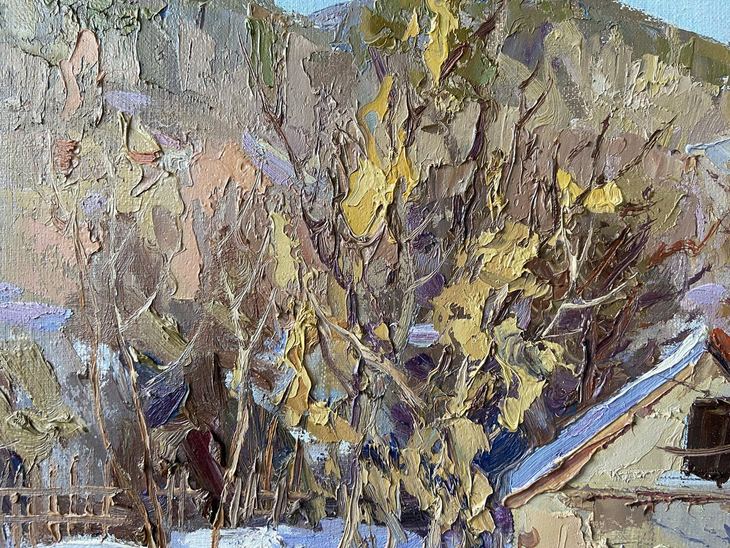 Oil painting Frost Gaponchenko Ivan Ivanovich