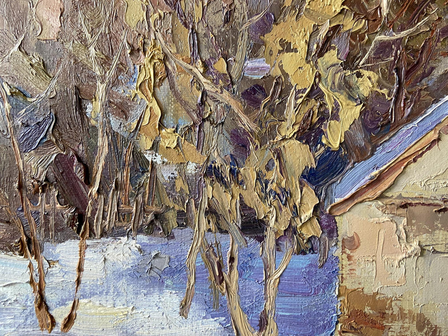 Oil painting Frost Gaponchenko Ivan Ivanovich