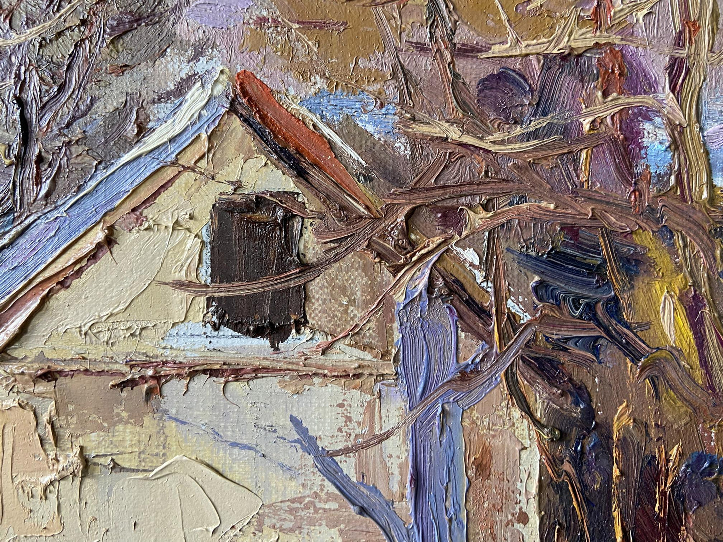 Oil painting Frost Gaponchenko Ivan Ivanovich