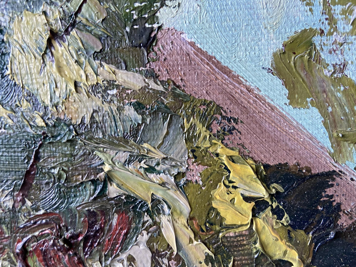 Oil painting Over the lake Gaponchenko Ivan Ivanovich