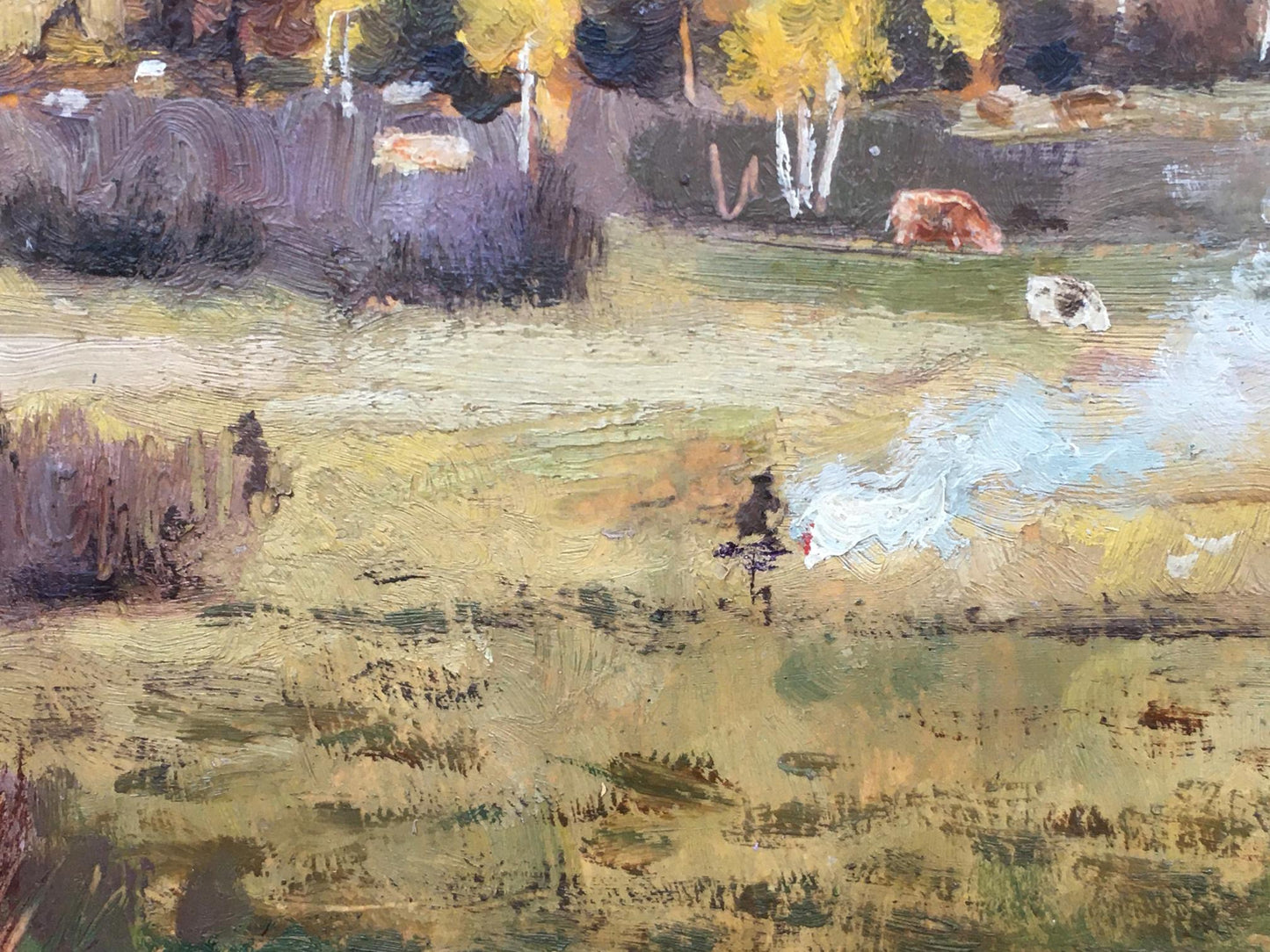 Oil painting Autumn has come Ivan Kirillovich Tsyupka