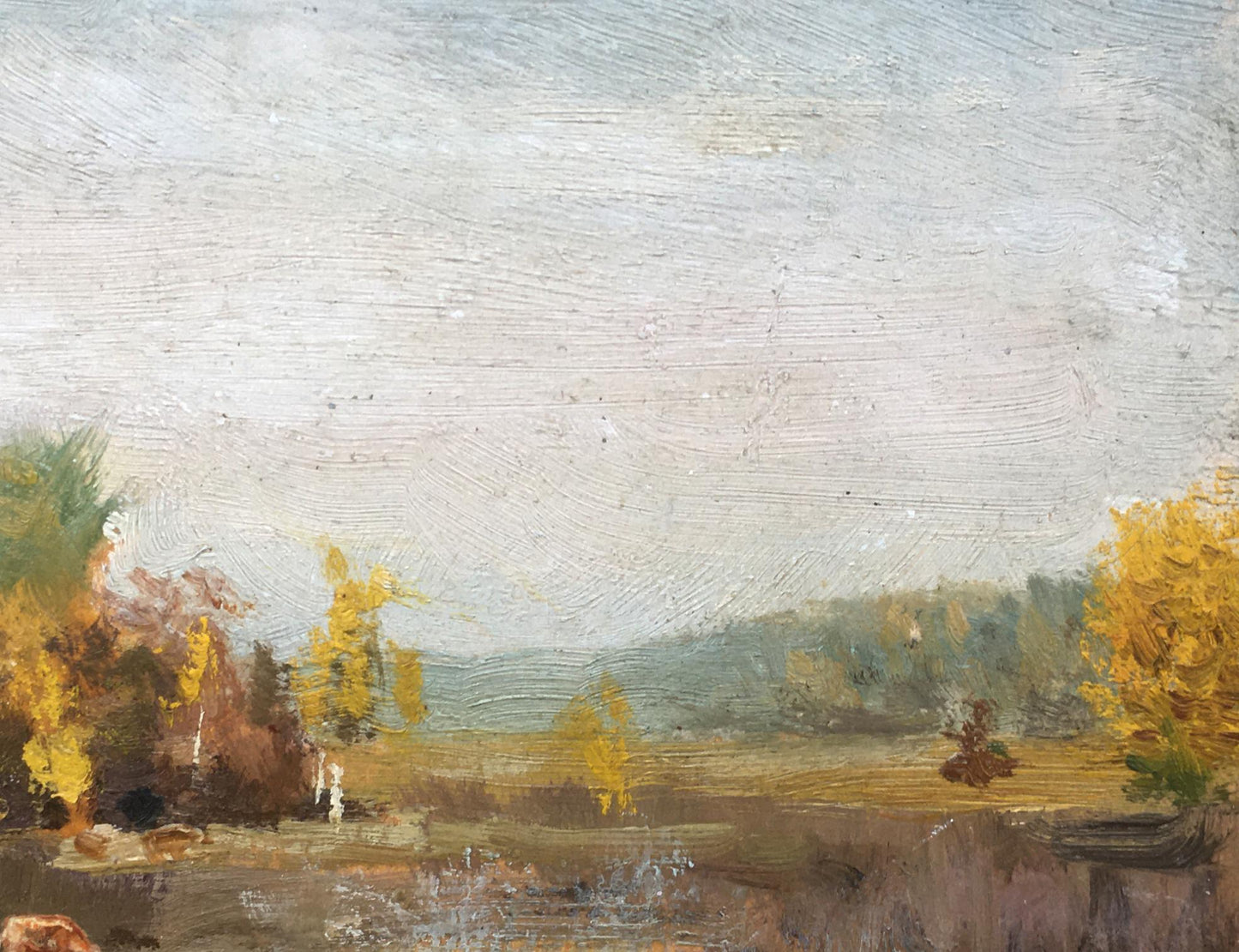 Oil painting Autumn has come Ivan Kirillovich Tsyupka