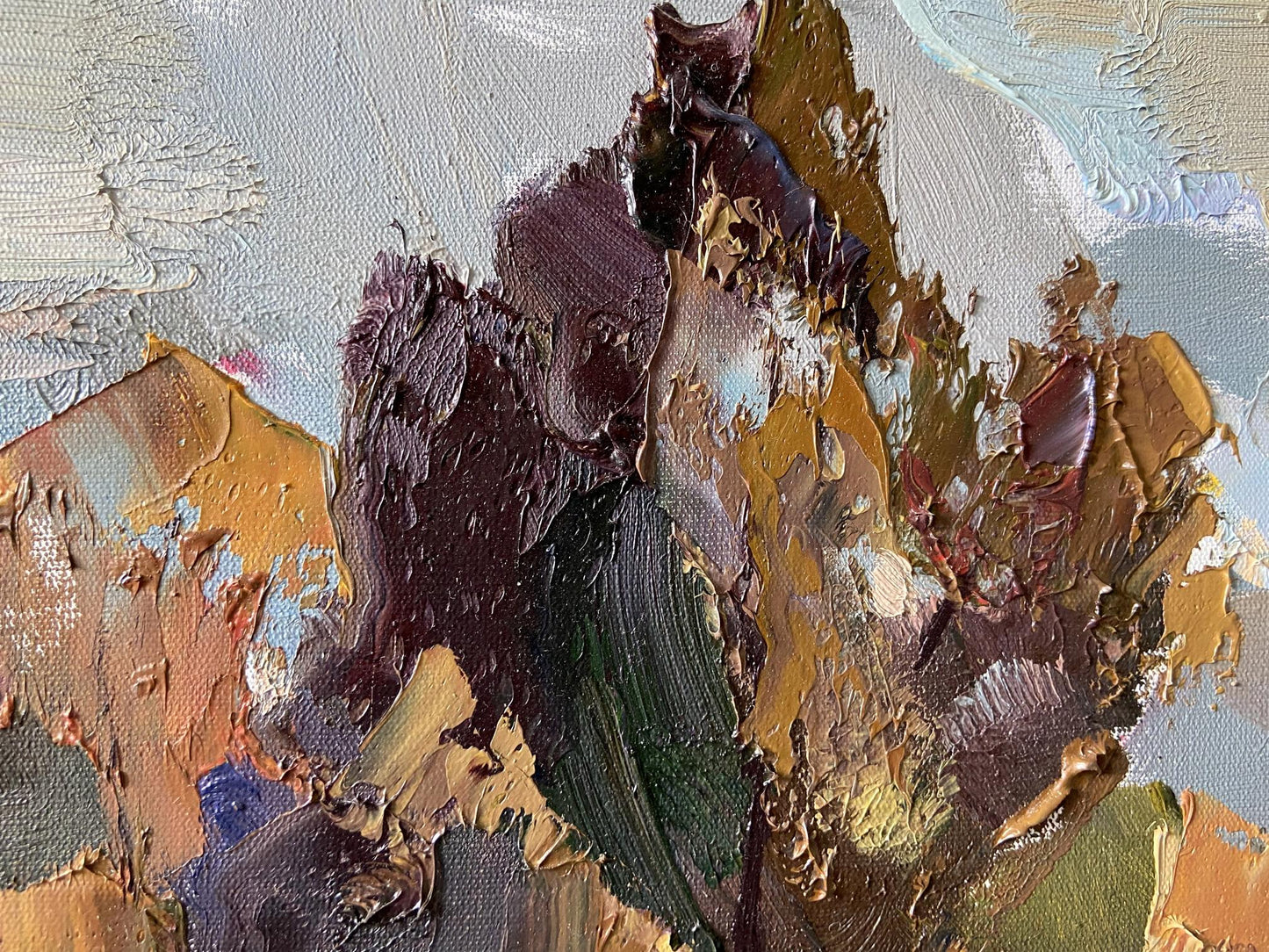 Oil painting Beginning of autumn Gaponchenko Ivan Ivanovich