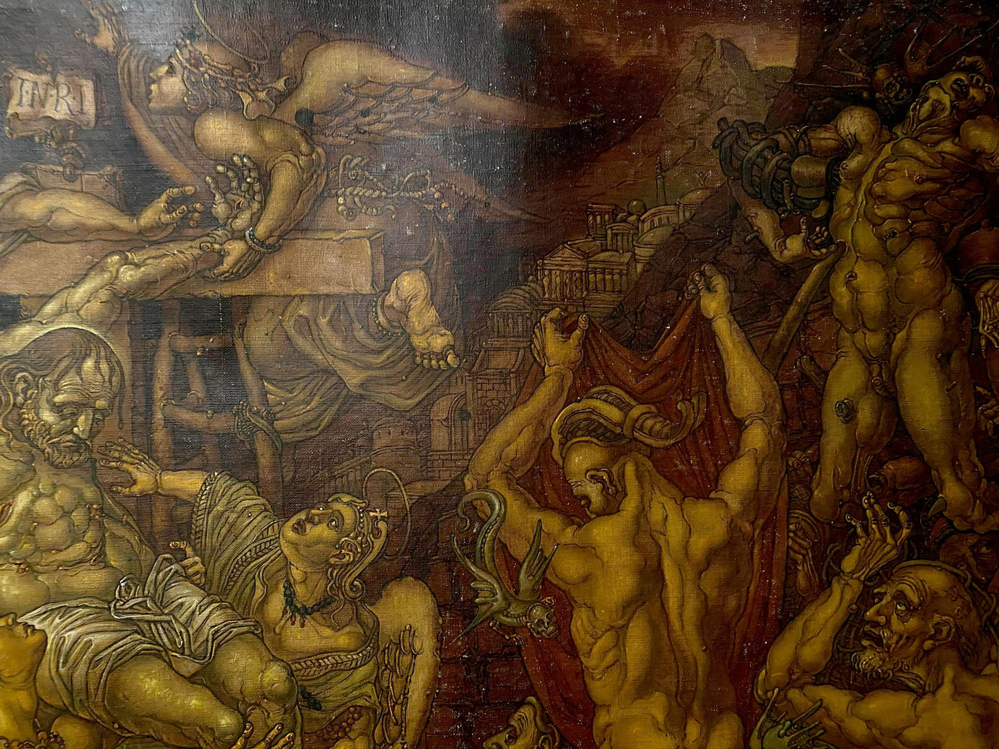 Oil painting Descent from the cross Litvinov Oleg Arkad'yevich