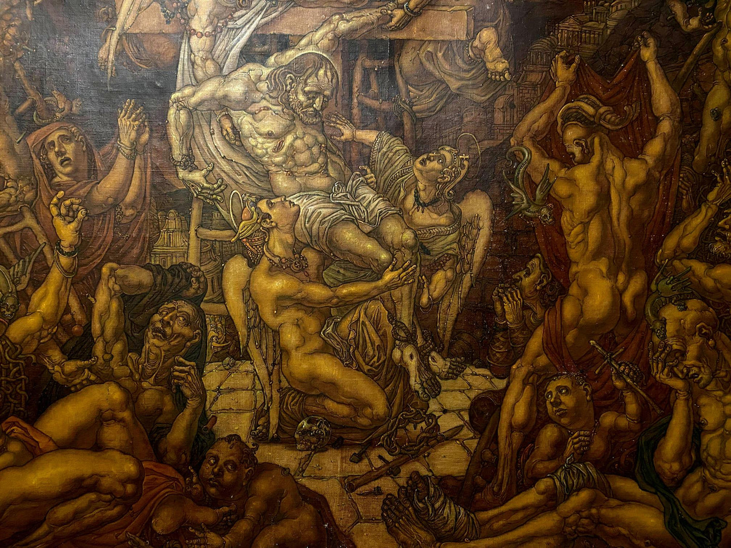 Oil painting Descent from the cross Litvinov Oleg Arkad'yevich