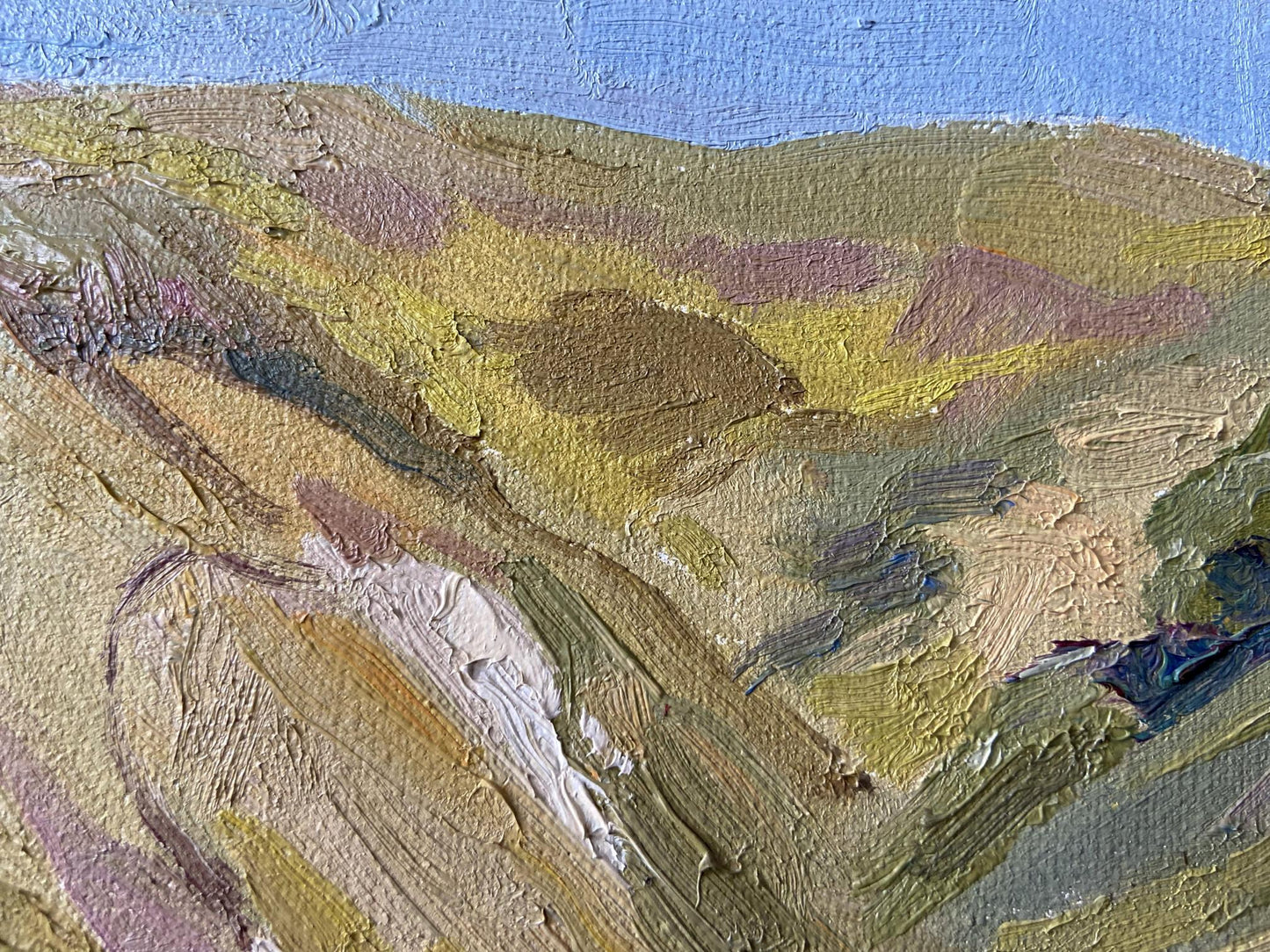 Sunny Mountains brought to life on canvas by Ivan Ivanovich Gaponchenko