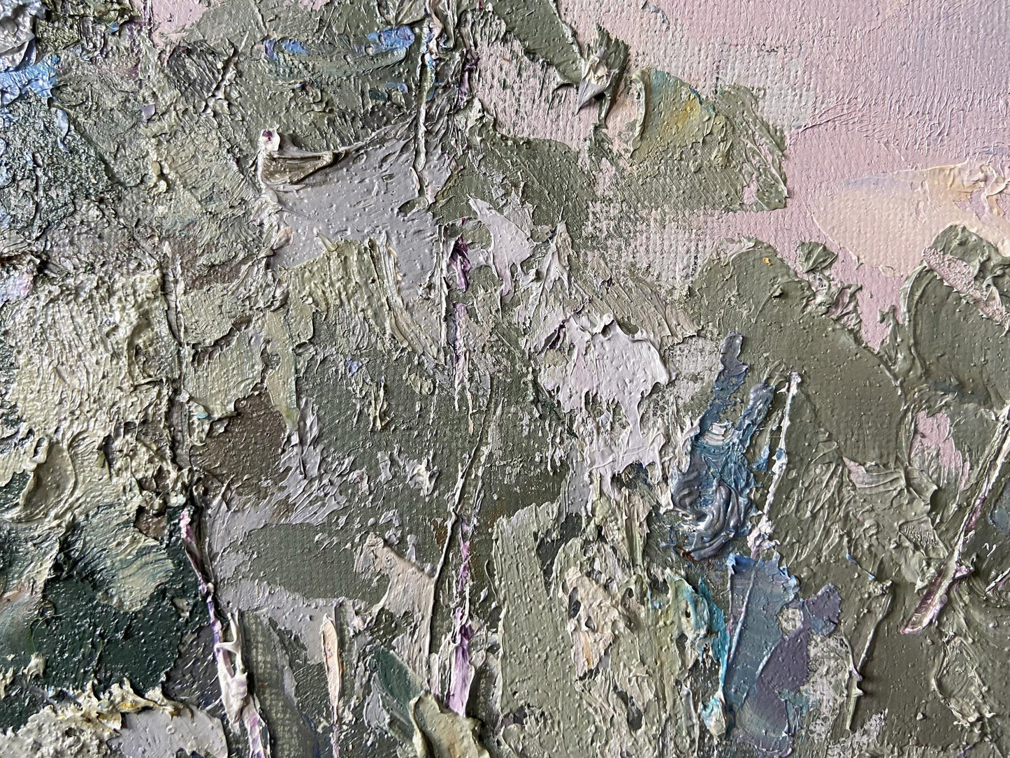 Oil painting Vorskla river Gaponchenko Ivan Ivanovich
