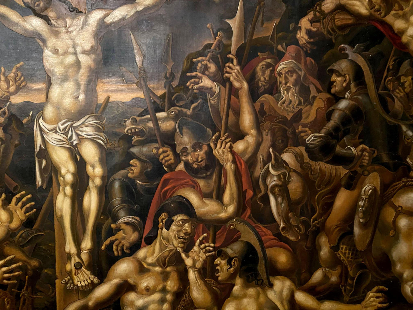 Oil painting Crucifixion Litvinov Oleg Arkad'yevich