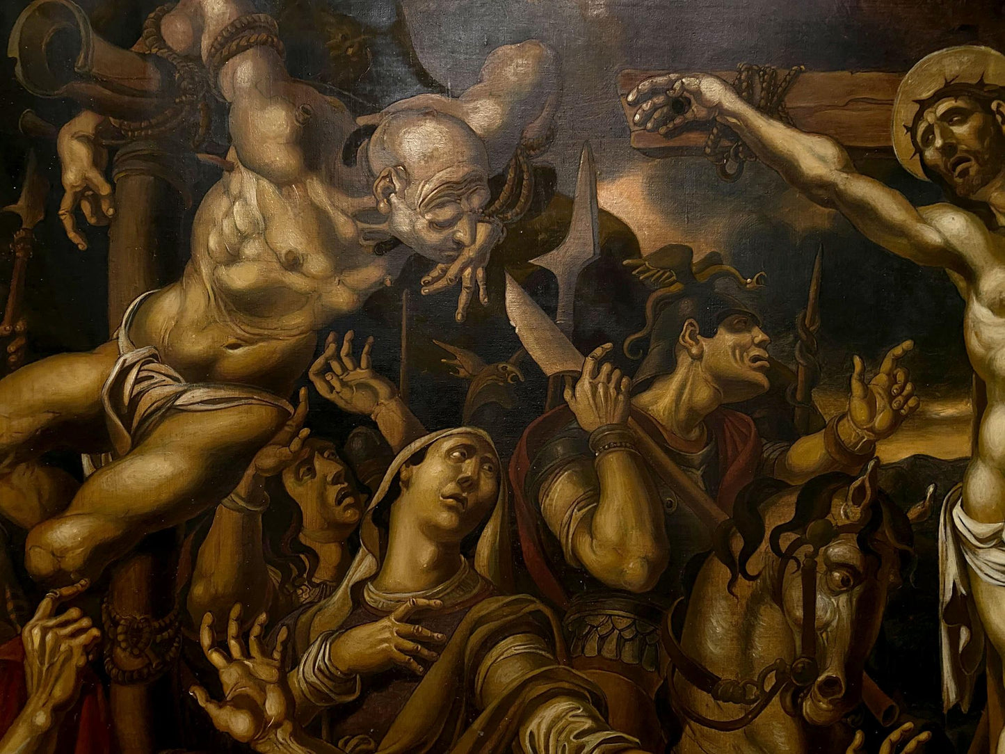 Oil painting Crucifixion Litvinov Oleg Arkad'yevich