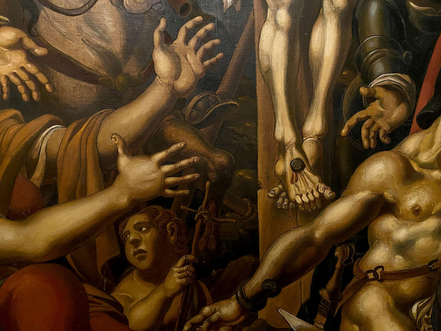 Oil painting Crucifixion Litvinov Oleg Arkad'yevich