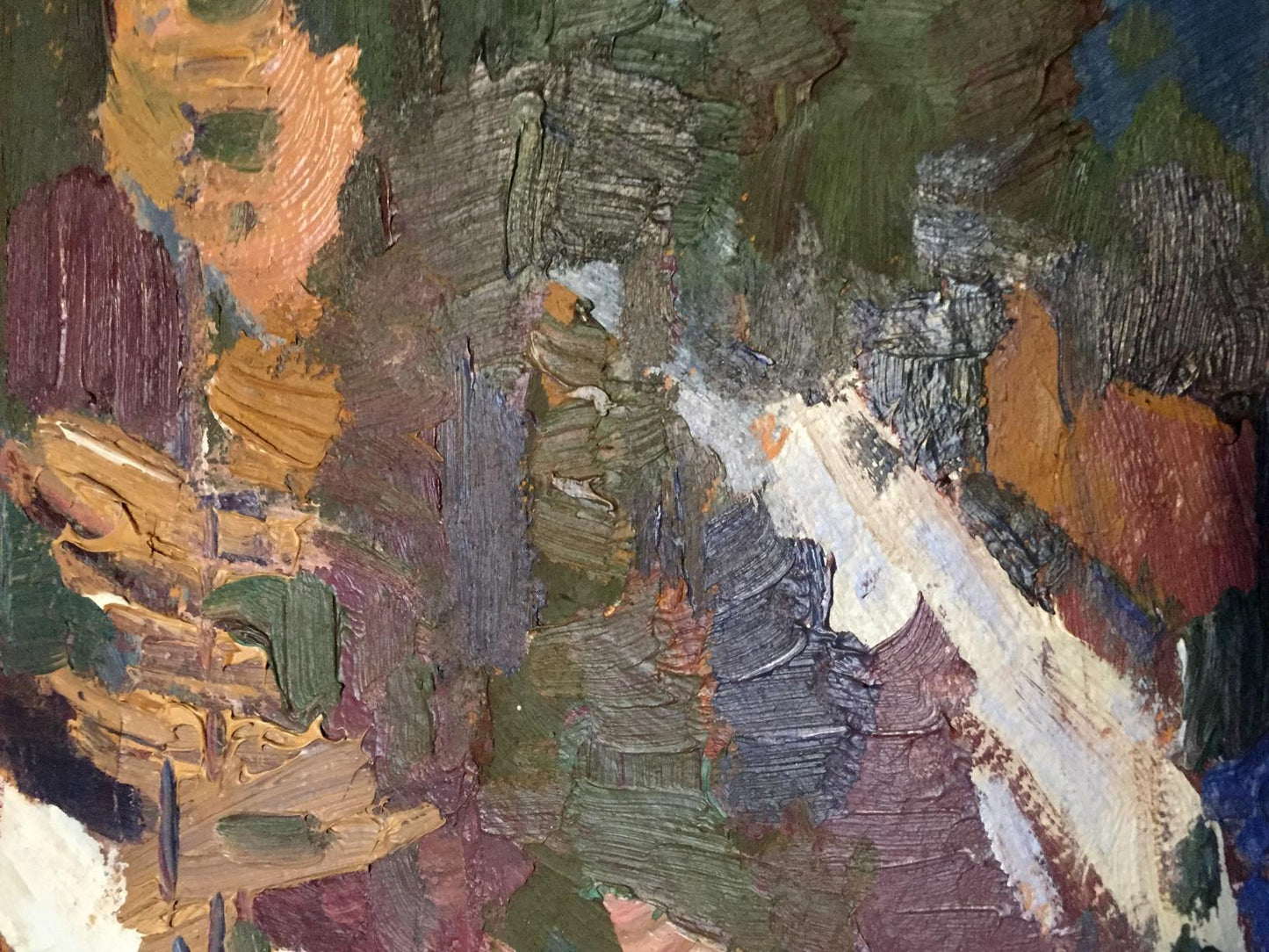 Oil painting Lonely house in the forest Kharchenko Vladimir Ivanovich