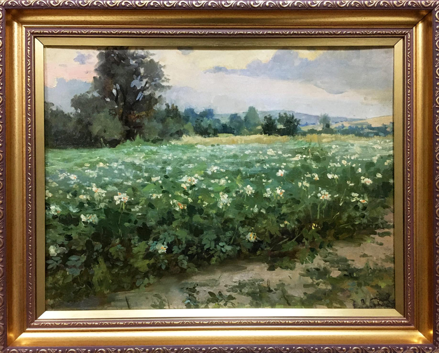 Oil painting Plantation