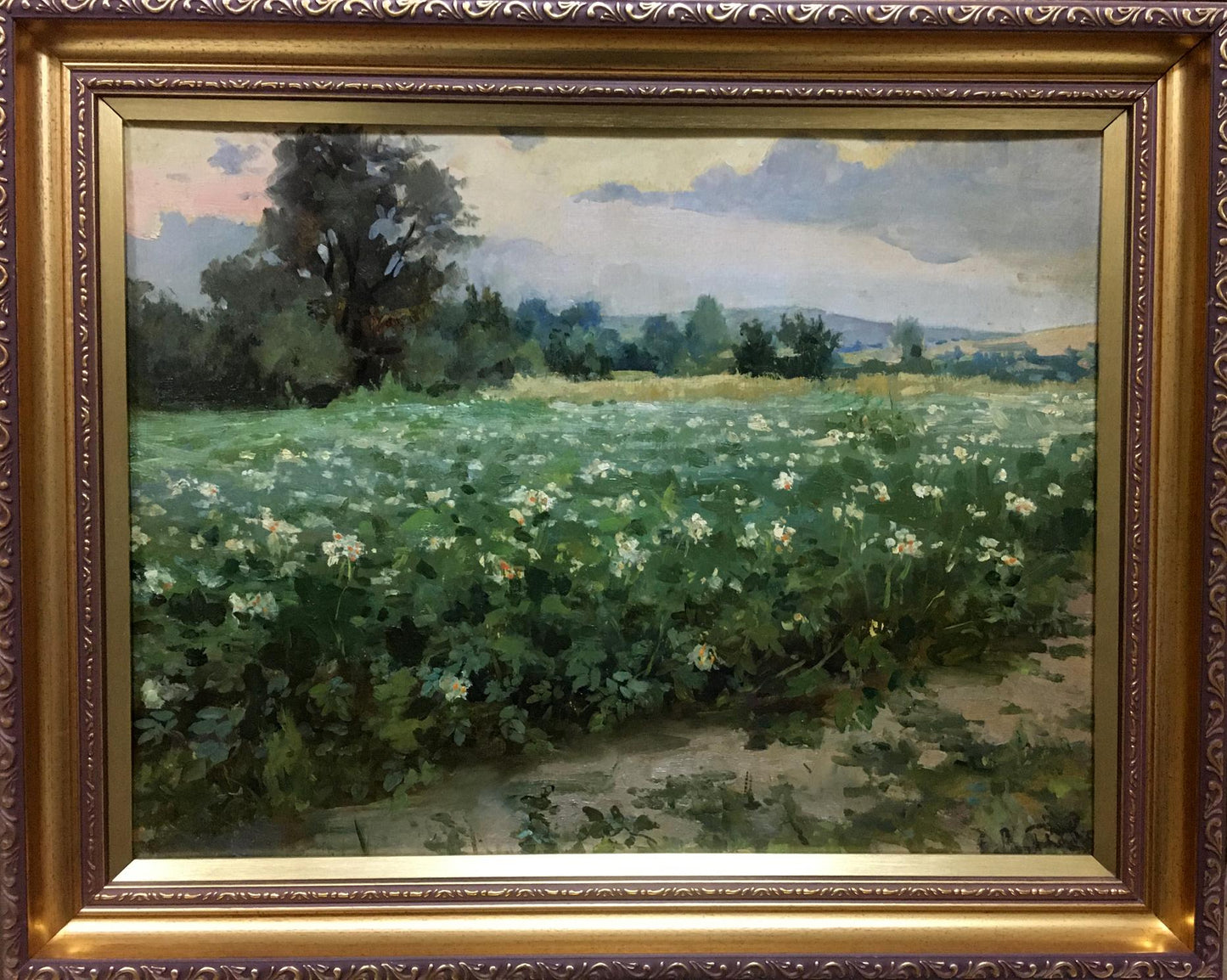 Oil painting Plantation