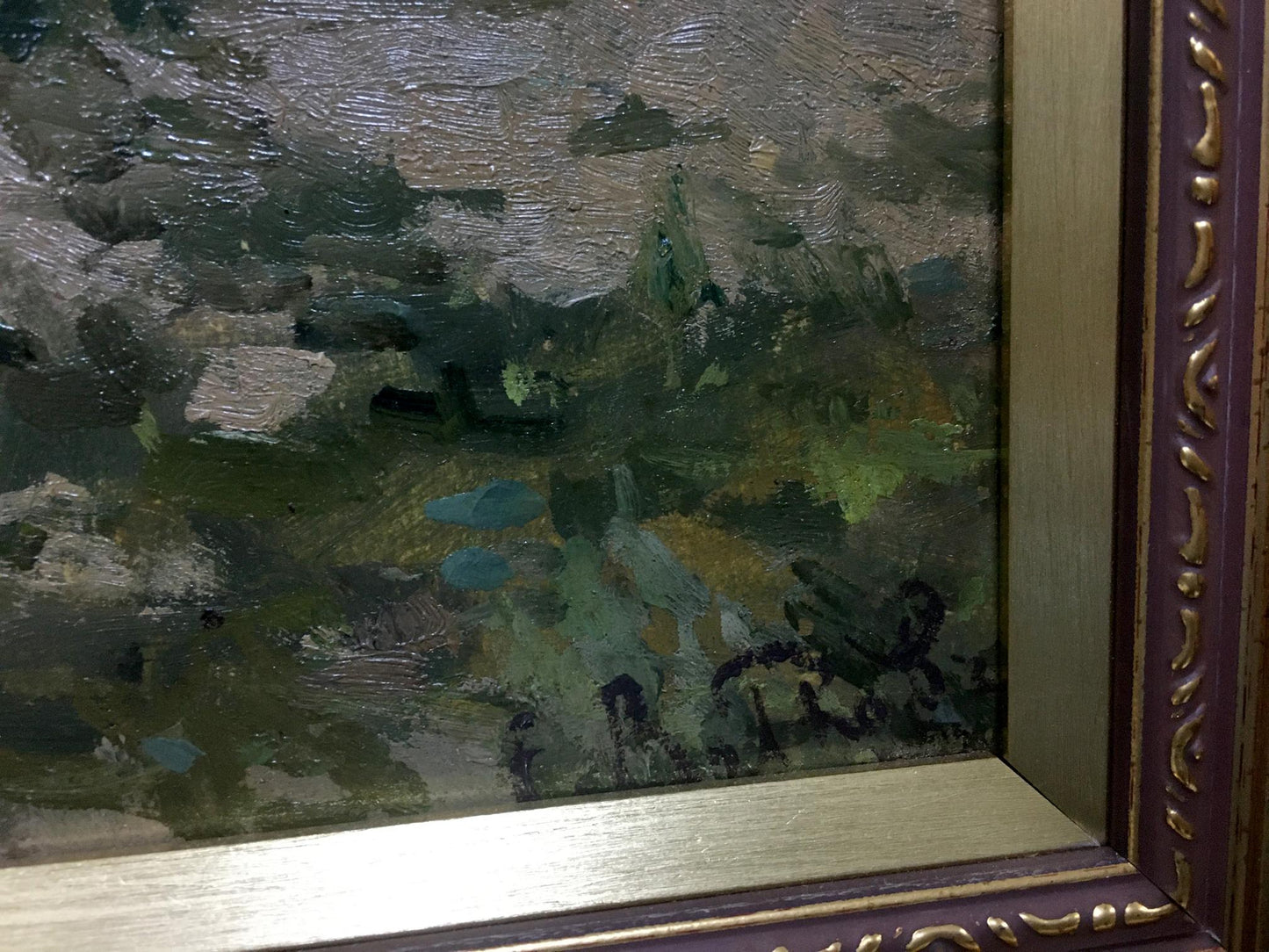 Oil painting Plantation
