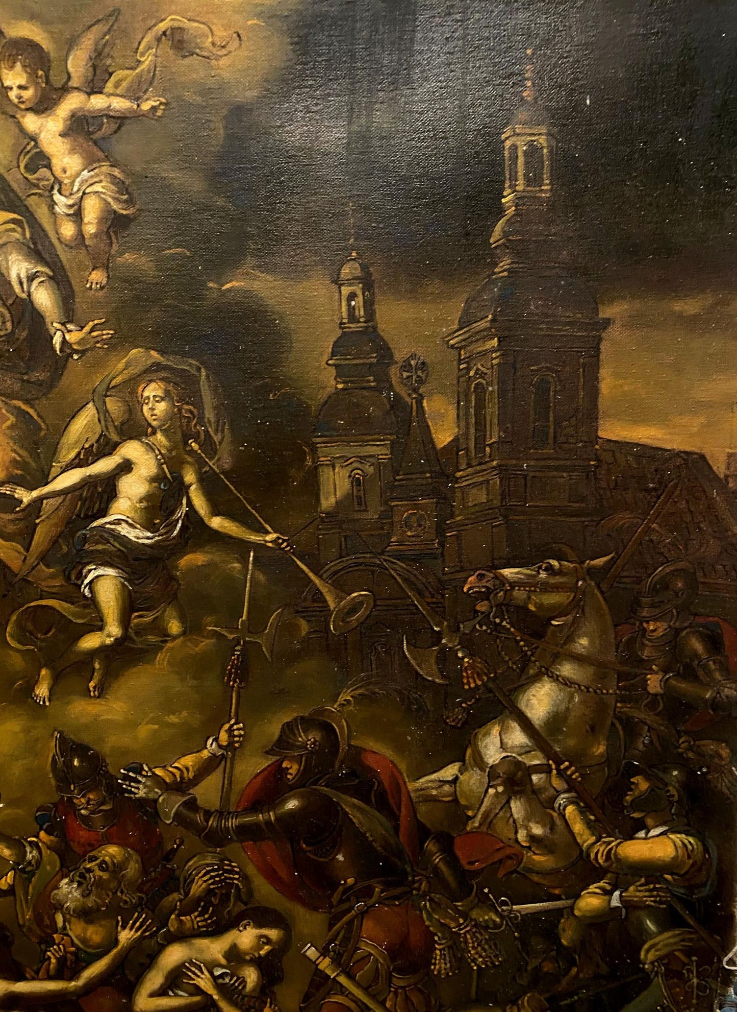 Oil painting Assault on the city of Breda Oleg Litvinov