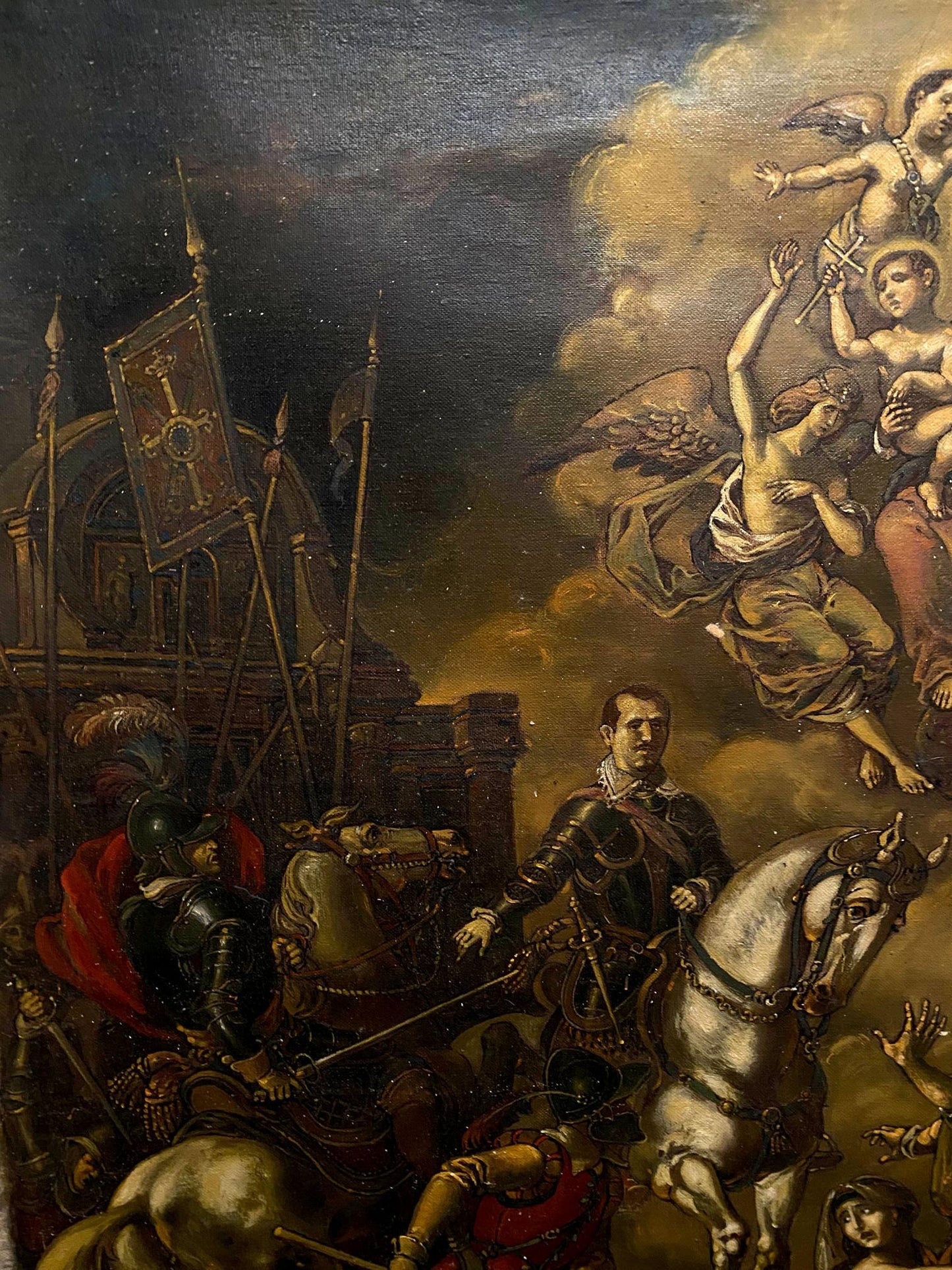 Oil painting Assault on the city of Breda Oleg Litvinov