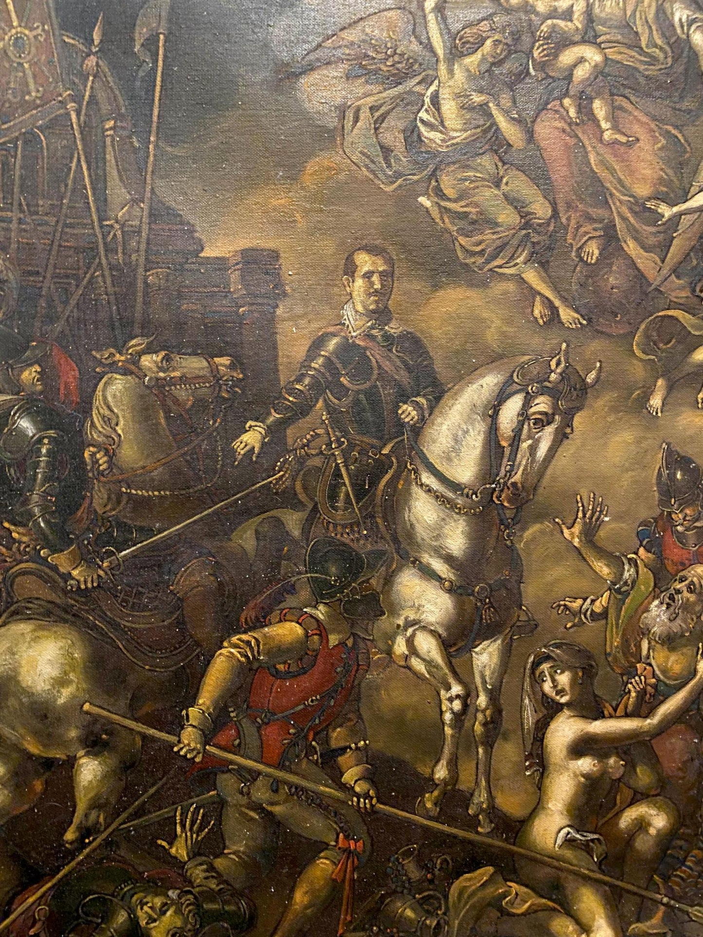 Oil painting Assault on the city of Breda Oleg Litvinov