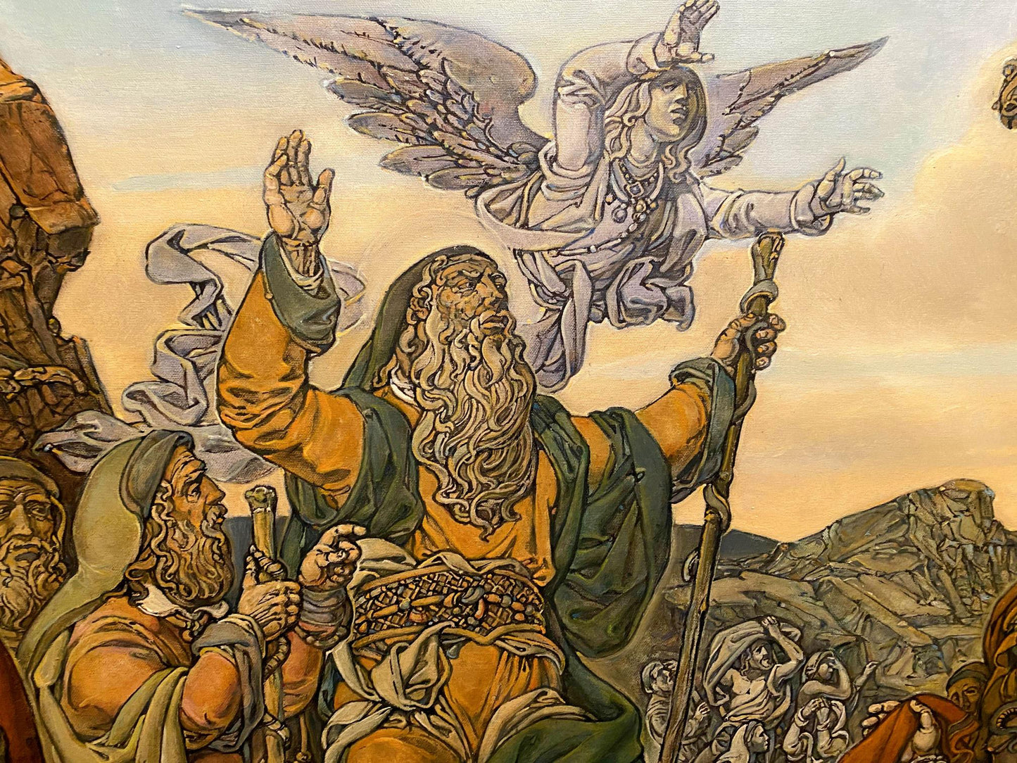 Oil painting Brazen serpent Litvinov Oleg Arkad'yevich