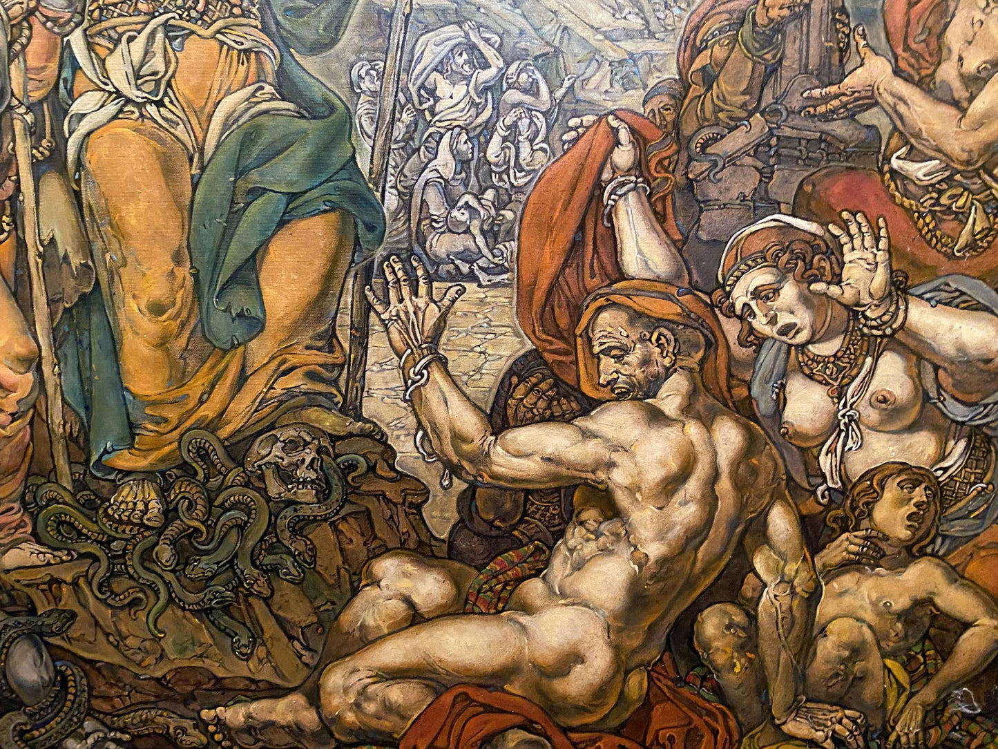 Oil painting Brazen serpent Litvinov Oleg Arkad'yevich