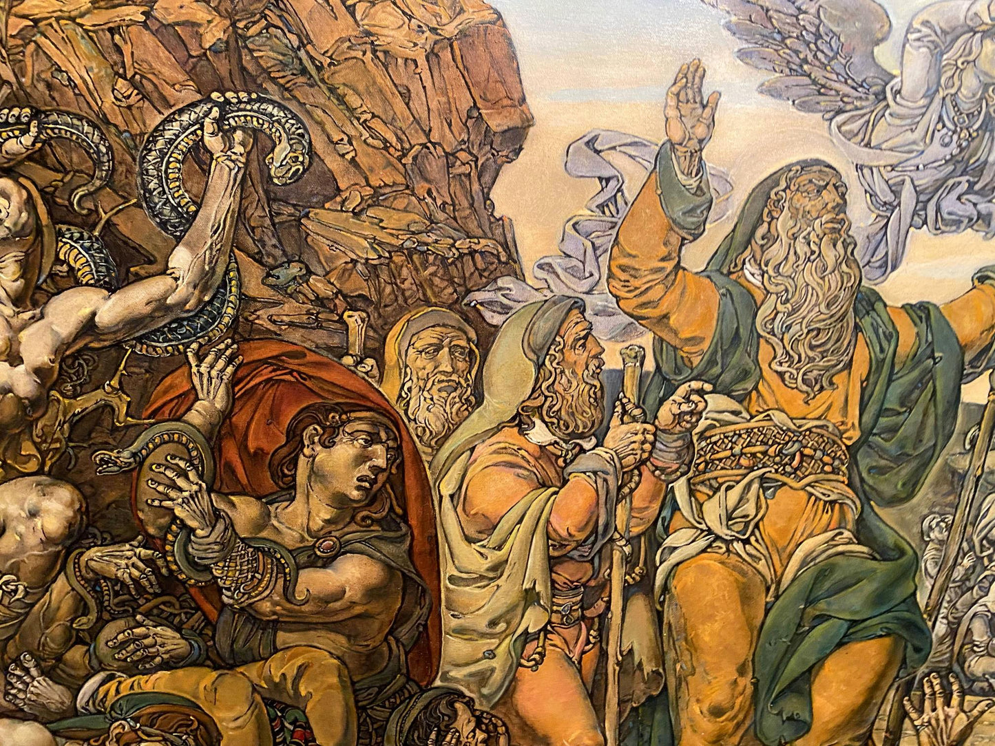 Oil painting Brazen serpent Litvinov Oleg Arkad'yevich