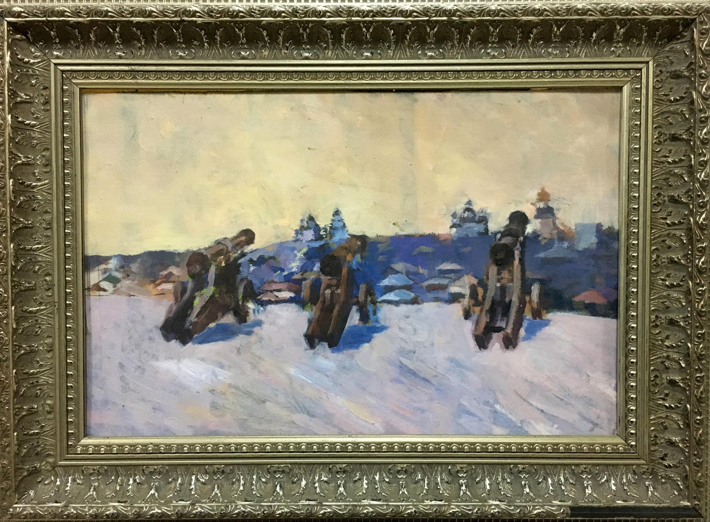 Oil painting Central park