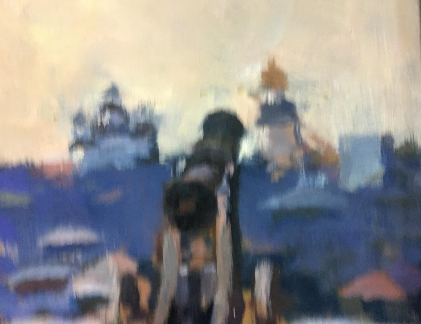 Oil painting Central park