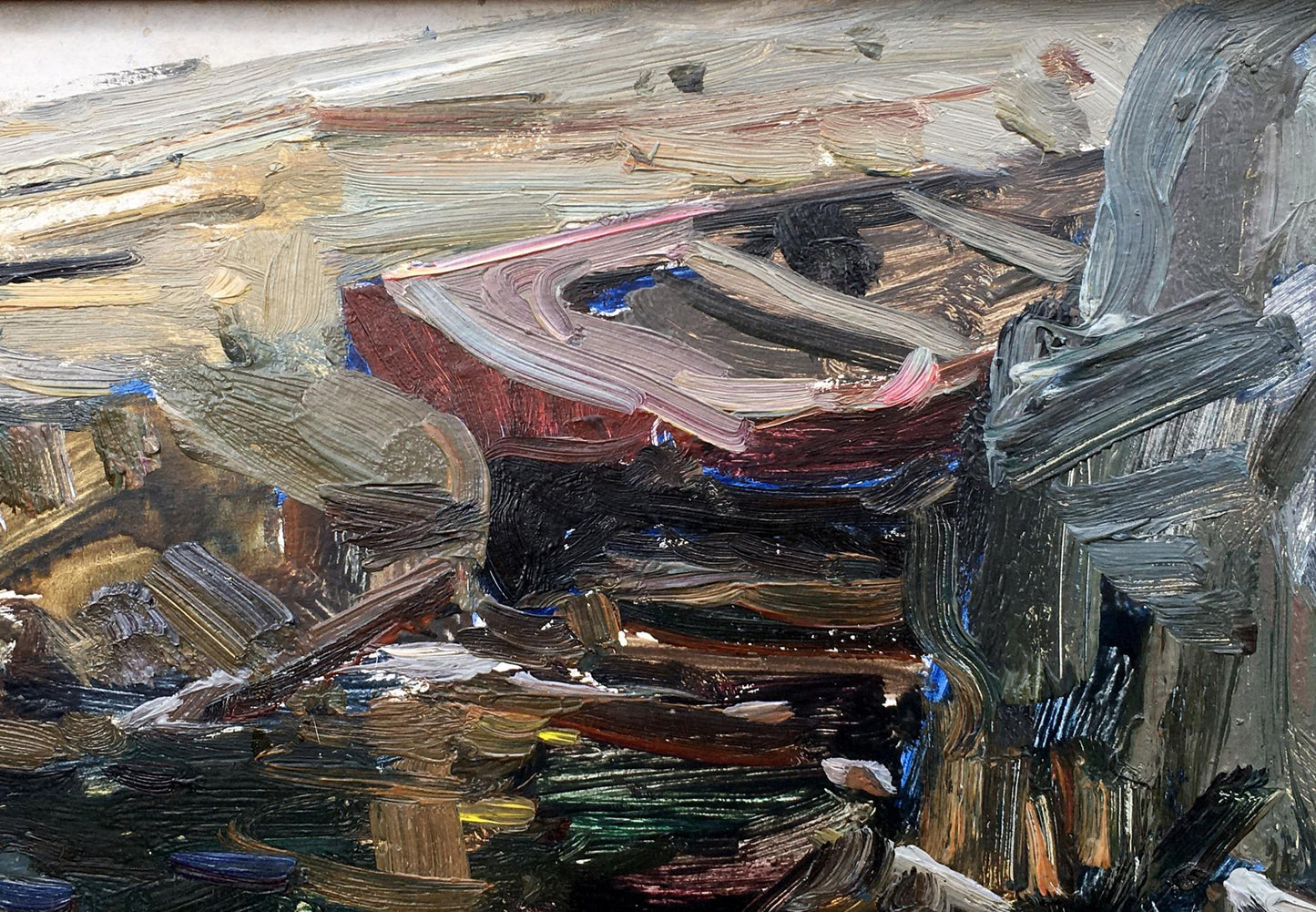 Oil painting Reeds Zakharov Fedor Zakharovich