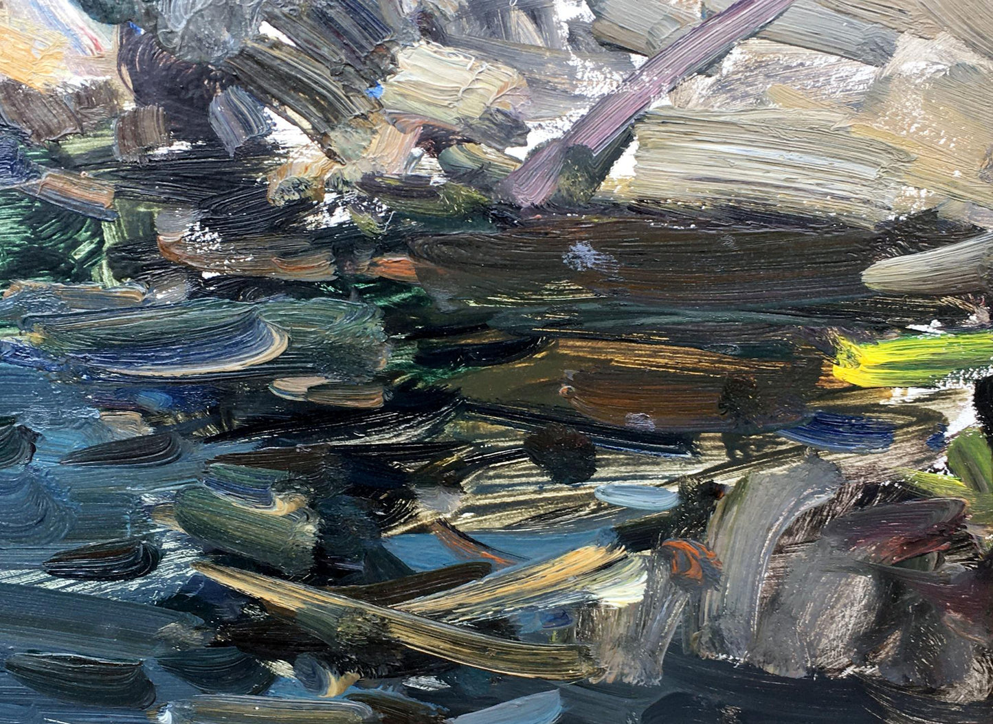 Oil painting Reeds Zakharov Fedor Zakharovich