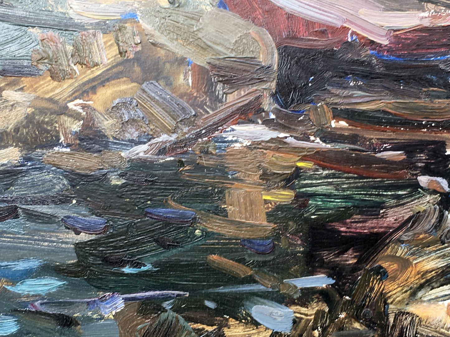 Oil painting Reeds Zakharov Fedor Zakharovich