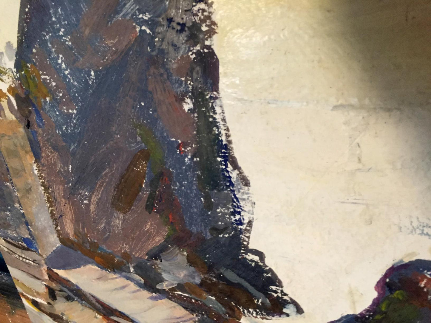 Oil painting It's a nasty day