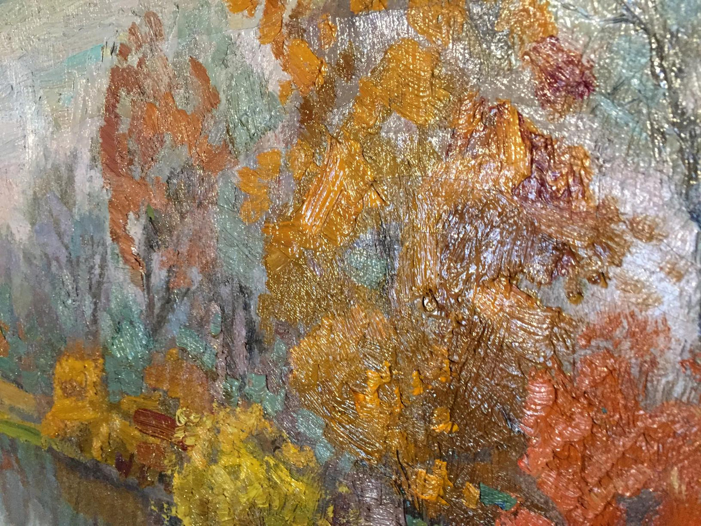 Oil painting March Nechiporenko Elena Genrikhovna