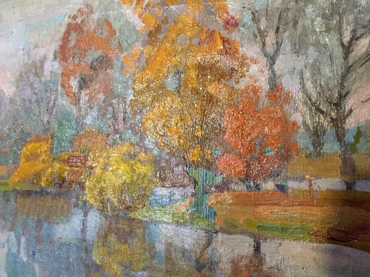 Oil painting March Nechiporenko Elena Genrikhovna