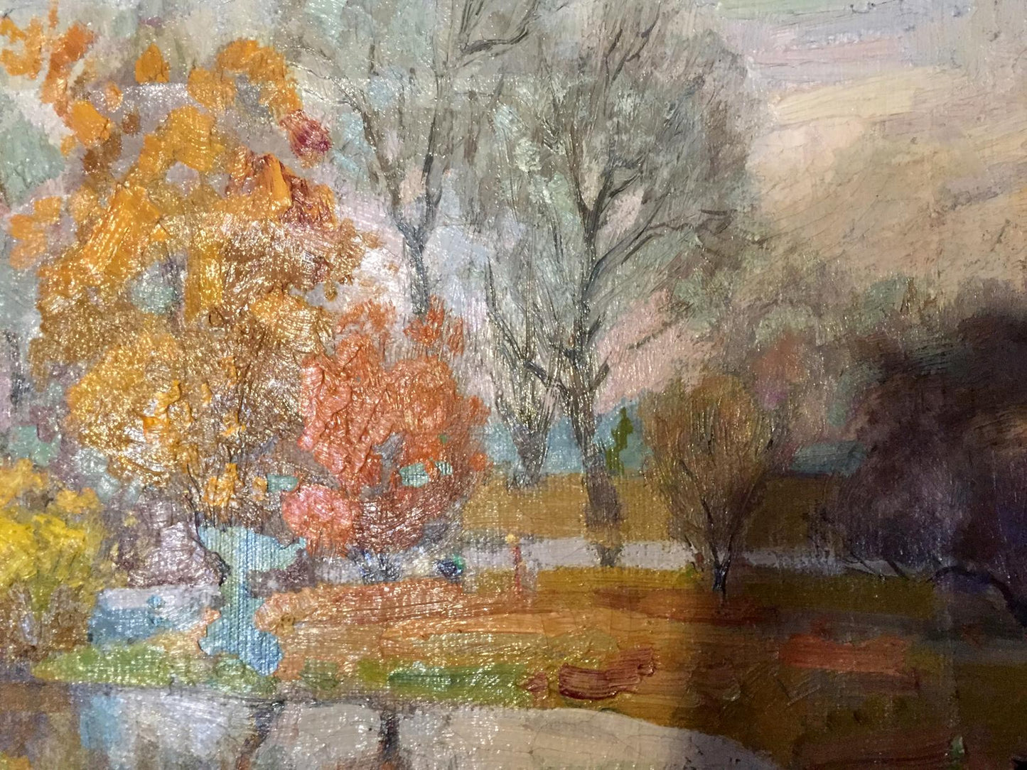 Oil painting March Nechiporenko Elena Genrikhovna