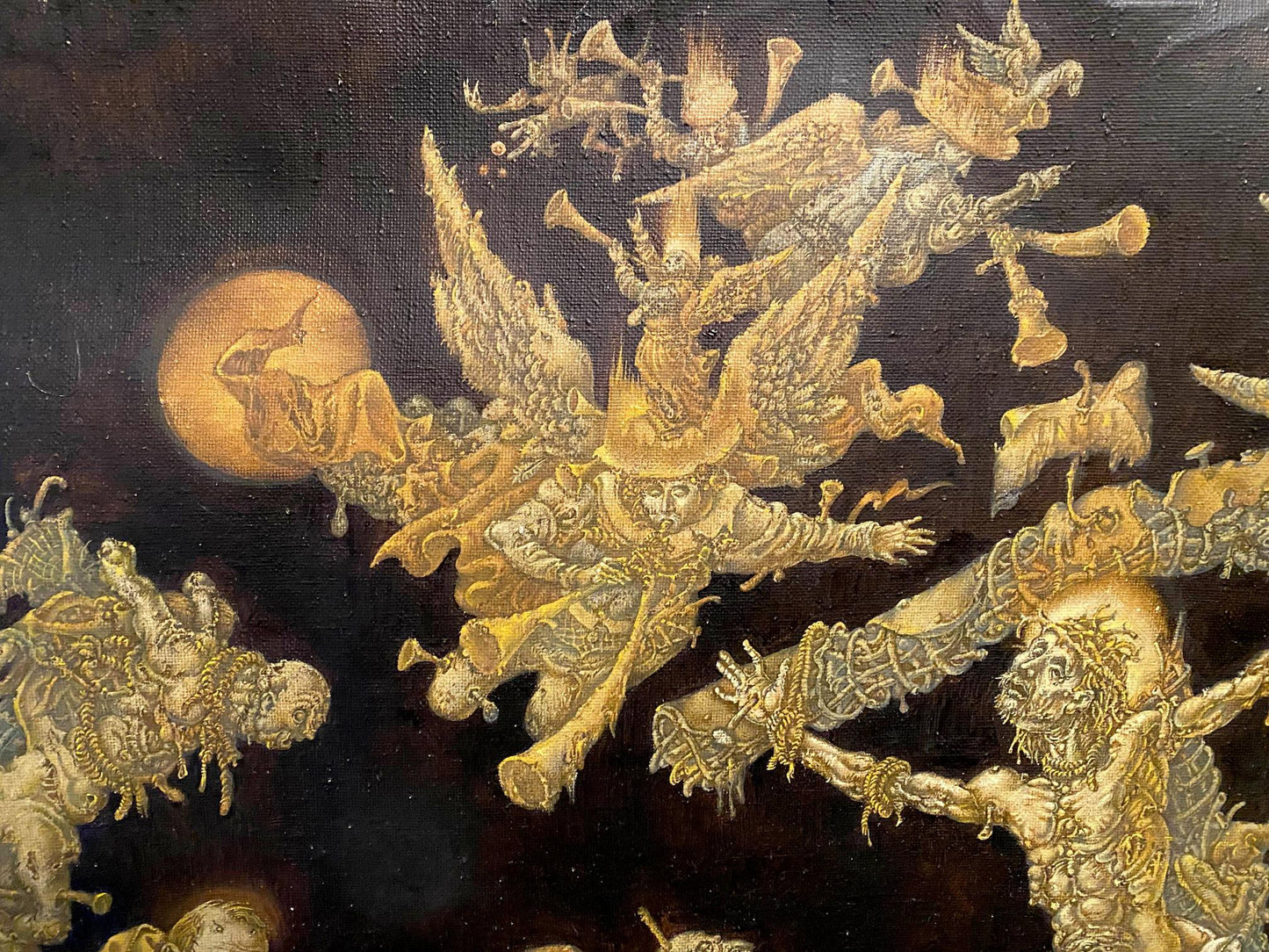 Oil painting 20th century apocalypse Litvinov Oleg Arkad'yevich
