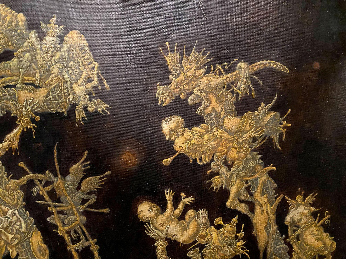 Oil painting 20th century apocalypse Litvinov Oleg Arkad'yevich