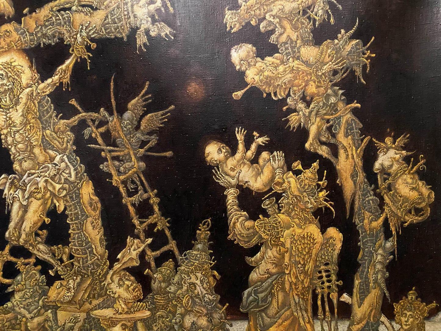 Oil painting 20th century apocalypse Litvinov Oleg Arkad'yevich