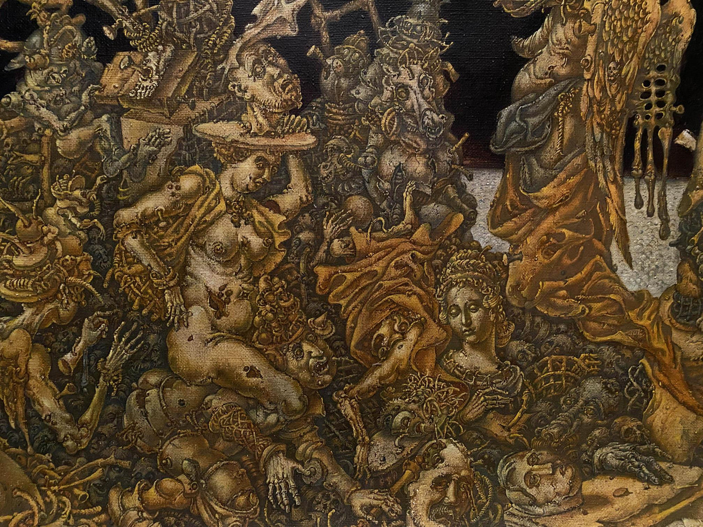 Oil painting 20th century apocalypse Litvinov Oleg Arkad'yevich
