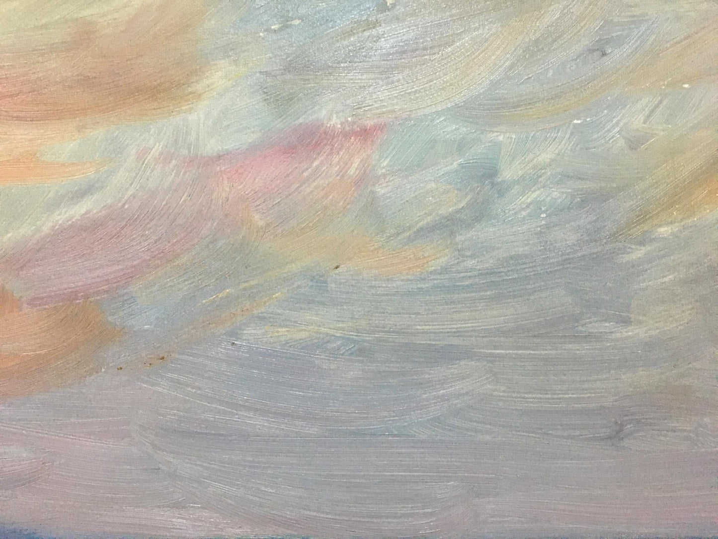 Oil painting River flows Trokhimenko Karpo Demyanovych
