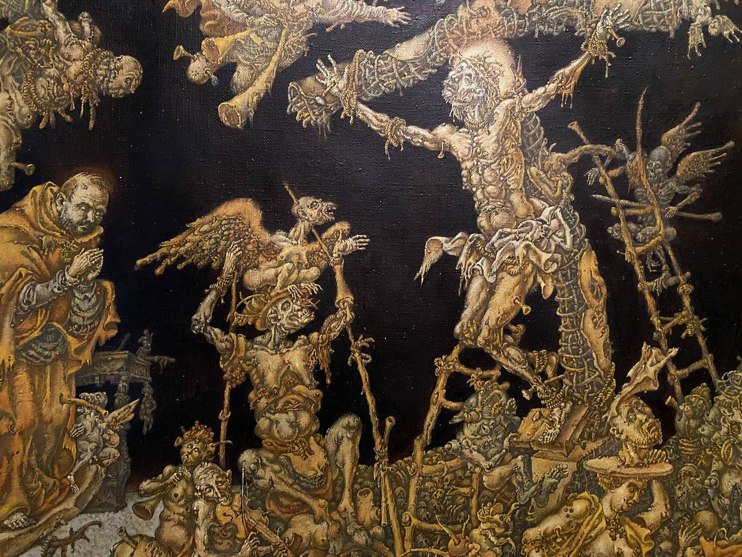 Oil painting 20th century apocalypse Litvinov Oleg Arkad'yevich