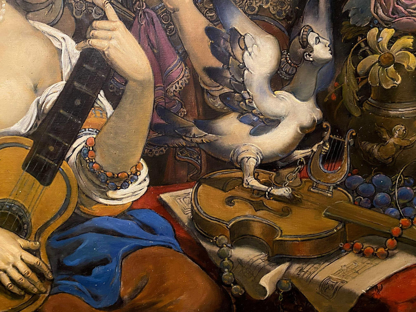 Oil painting Birth of a melody Litvinov Oleg Arkad'yevich