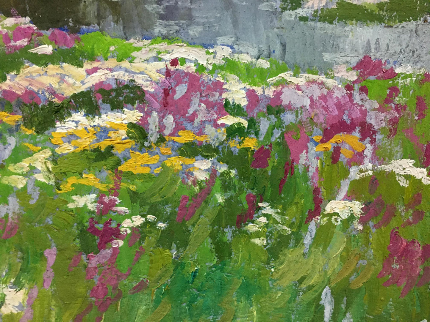 Oil painting Loot blooms Bednoshey Daniil Panteleyevich