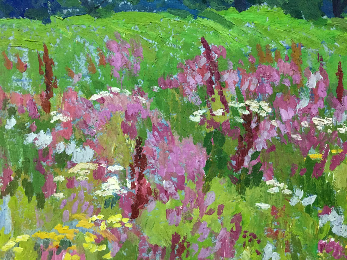 Oil painting Loot blooms Bednoshey Daniil Panteleyevich