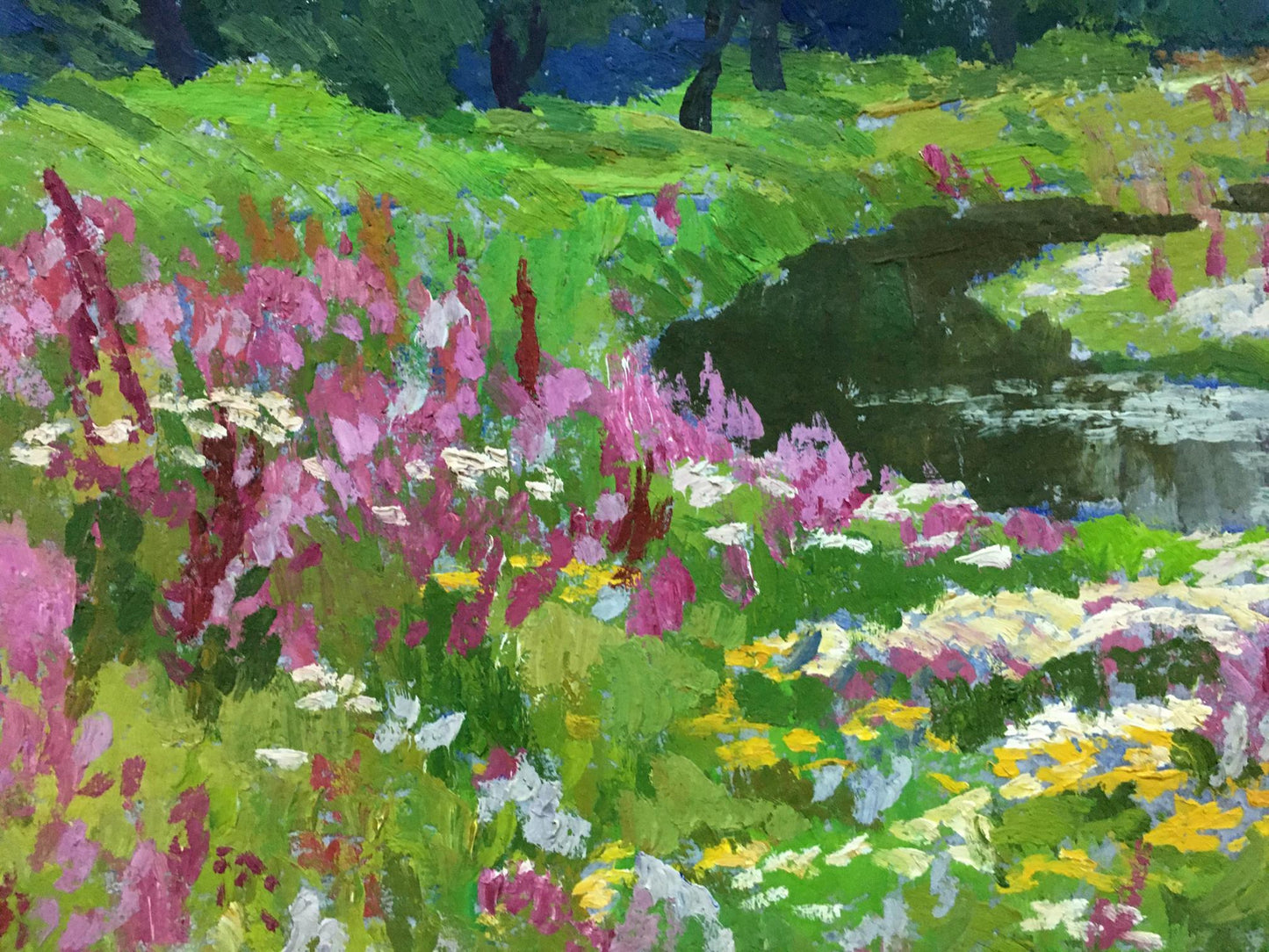 Oil painting Loot blooms Bednoshey Daniil Panteleyevich