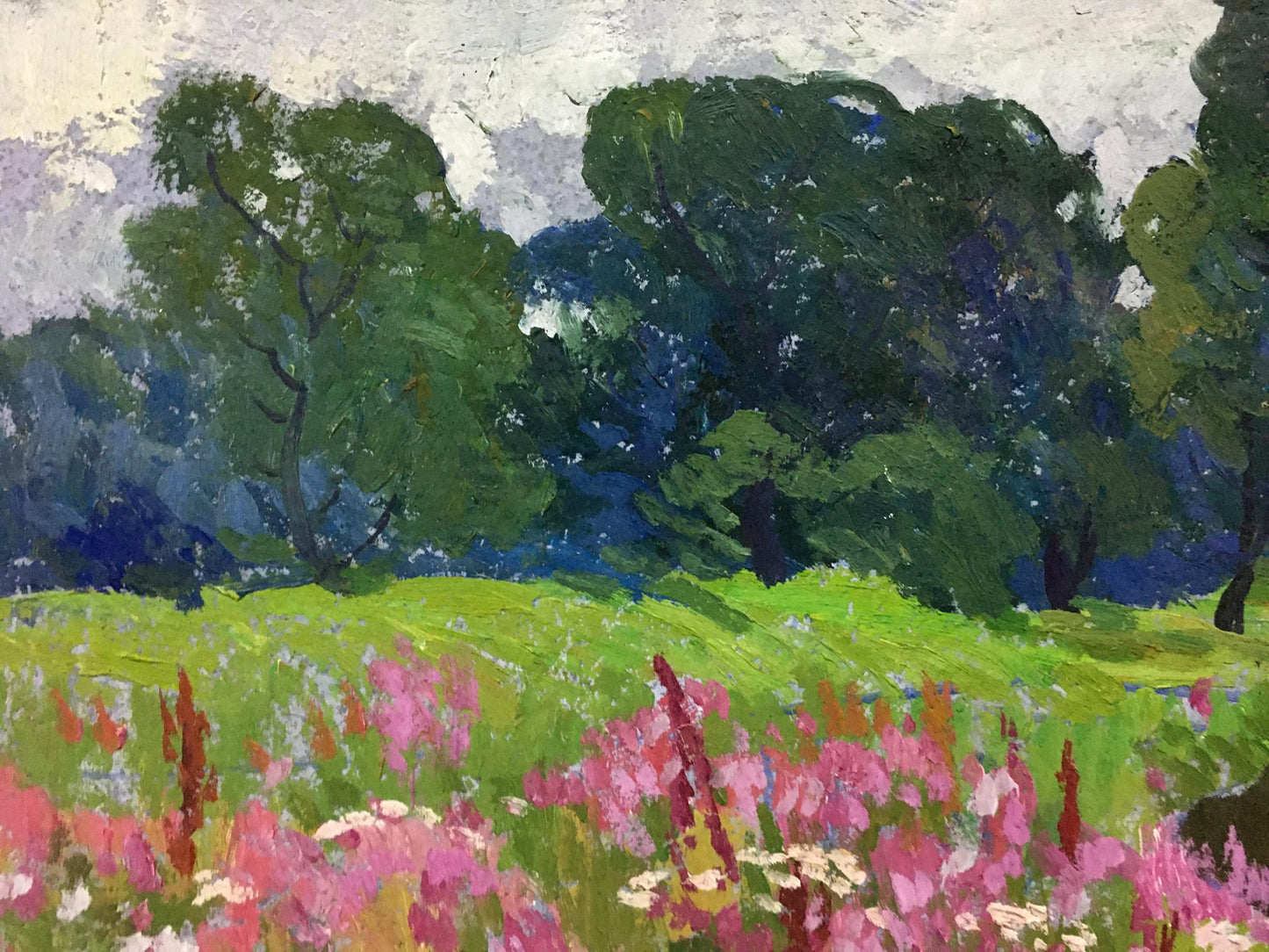 Oil painting Loot blooms Bednoshey Daniil Panteleyevich