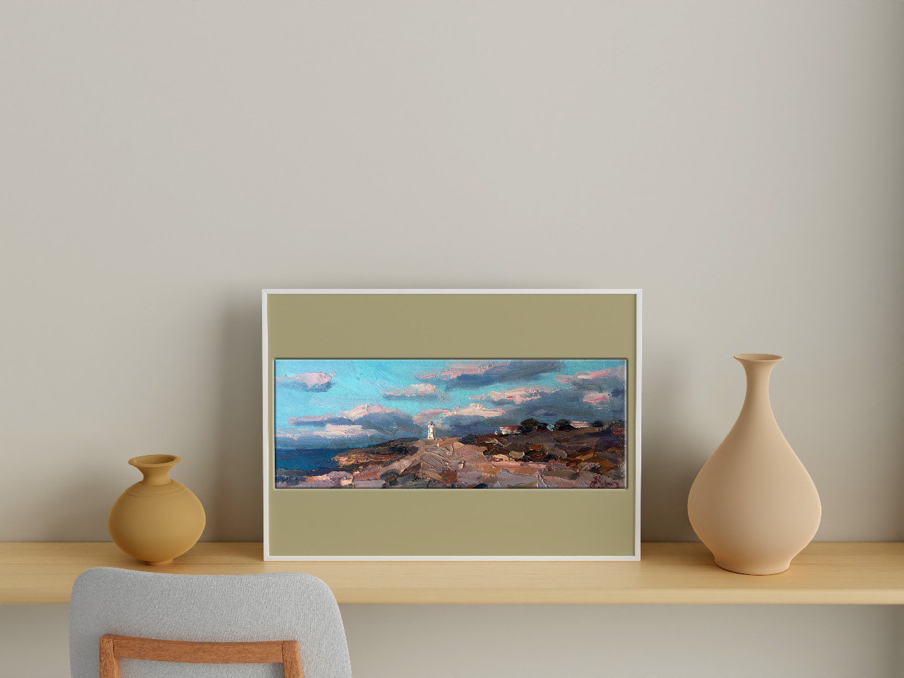 Oil painting Lighthouse