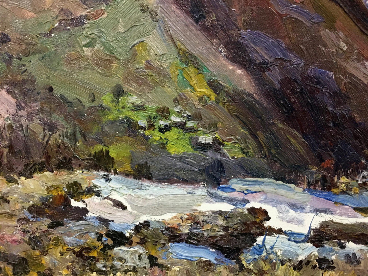 Oil painting The mountains Sidoruk Vladimir Fedorovich