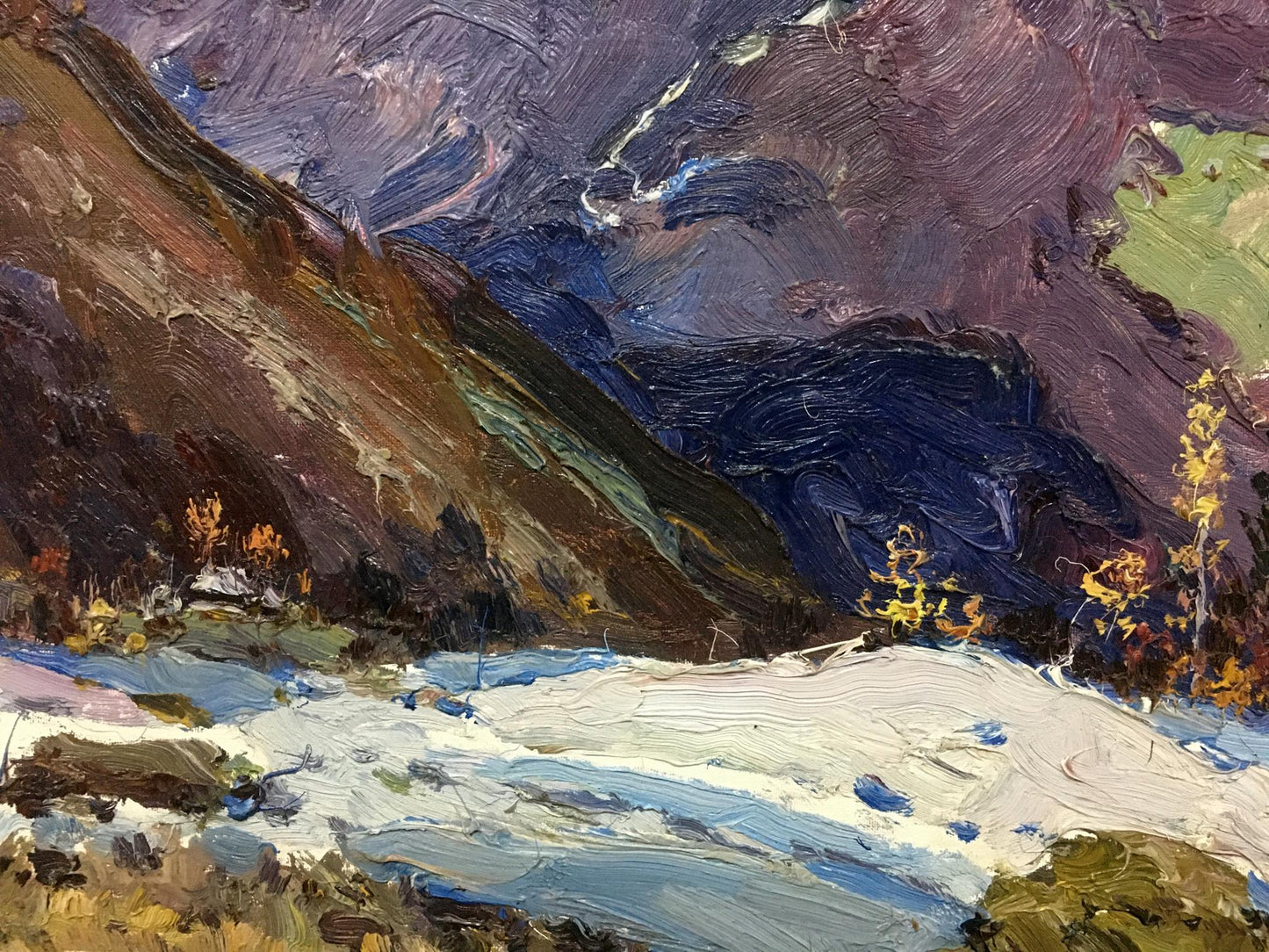 Oil painting The mountains Sidoruk Vladimir Fedorovich